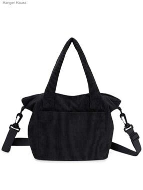 Corduroy Crossbody Bag Mini Tote RFID Blocking Shoulder Handbag Wallet